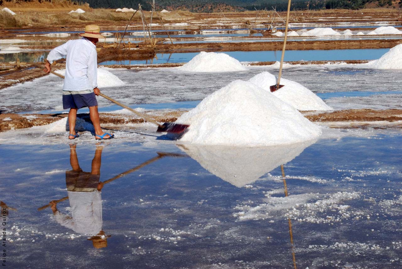Salinas artesanales de Boyeruca