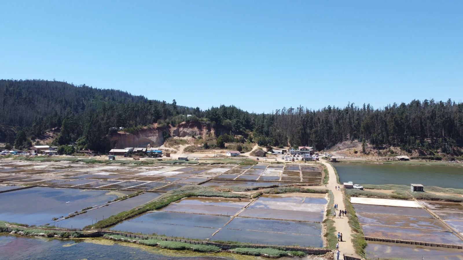 Vista aérea salinas de Boyeruca
